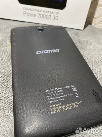 Планшет Digma с SIM