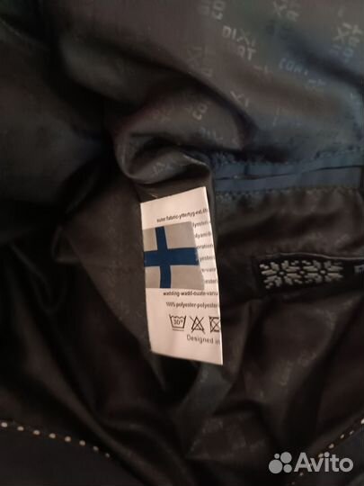 Финское зимнее Пальто женское. Цвет темно синий