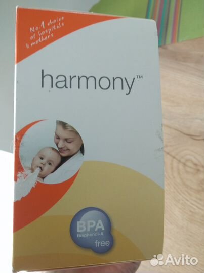 Ручной молокоотсос medela, бутылочка calma