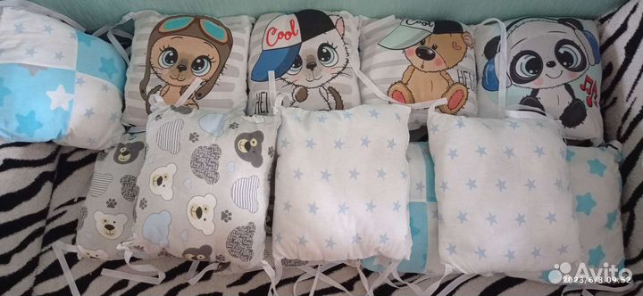 Бортики в кроватку