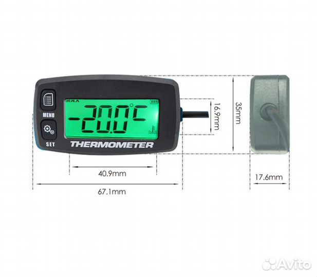 Датчик температуры под свечу для снегохода