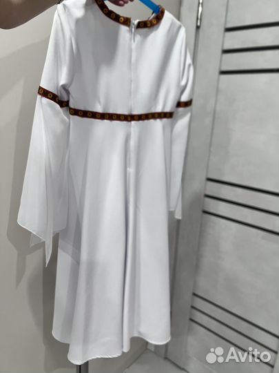 Белое платье для девочки 134-146