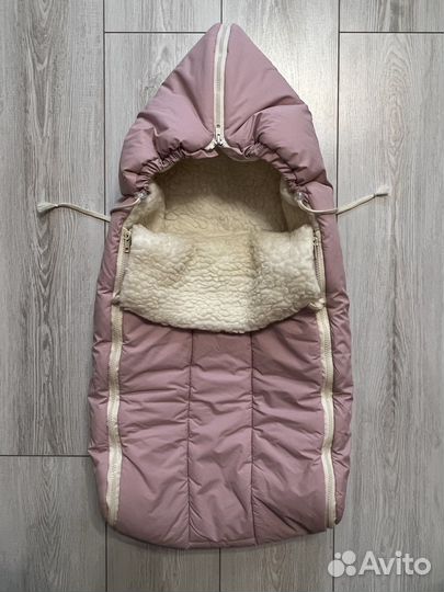 Конверт в коляску санки овчина