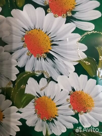 Блюдо цветное стекло СССР