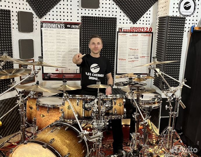 Уроки игры на барабанах и подарочные сертификаты