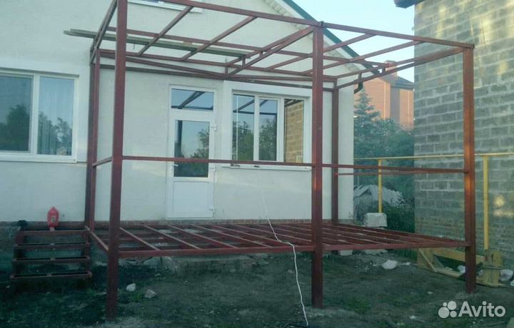 Терраса из металла №003