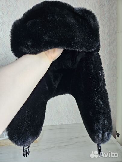 Шапка ушанка мужская