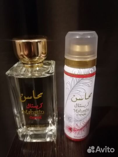 Парф вода и дезик Mahasin crystal Lattafa 100 мл