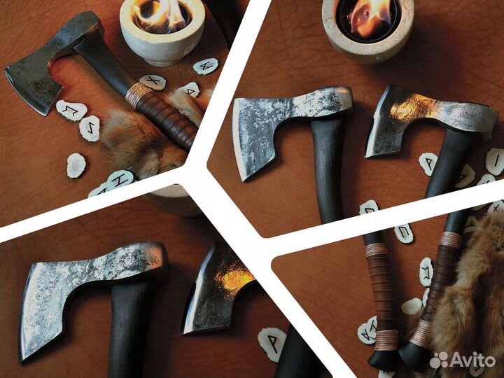 Кованый топор ручной работы 