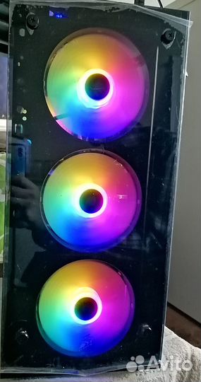 Корпус + бп 500W 1stplayer fire dancing V3