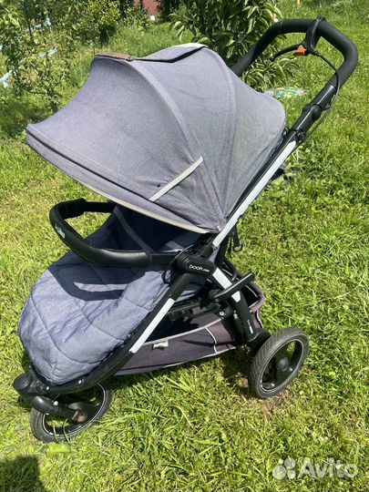 Коляска peg perego 3 в 1 book cross denim