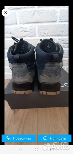 Ботинки ecco на мальчика 39