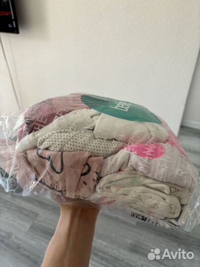 Детские вещи пакетом на девочку 56 62 74 86 90