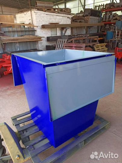Мусорный контейнер 0.75 м3. Синий