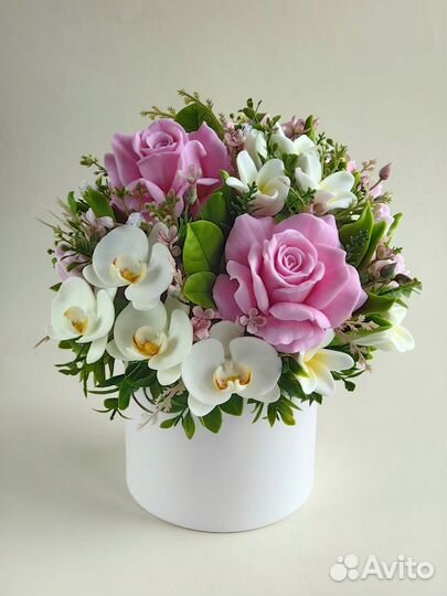 Букет из мыла ручной работы