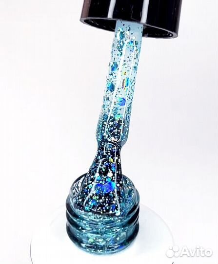 Гель-лак c блестками в ассортименте