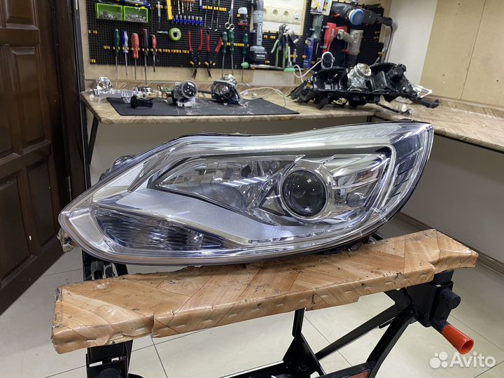 Линзовые фары Форд Фокус 3