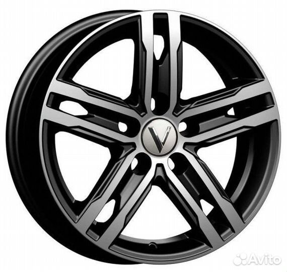 Вектор B178 : 6x15 5*100 Et:38 Dia:57,1 Алмаз черный