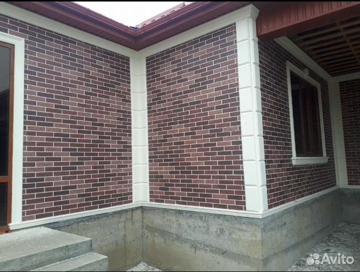 Гибкий кирпич, декоративное покрытие амк, микс 410