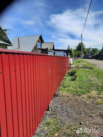 Забор из профнастила на заказ
