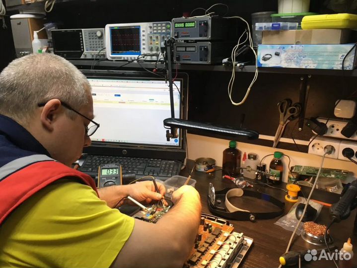 Ремонт телевизоров ноутбуков компьютеров приставок