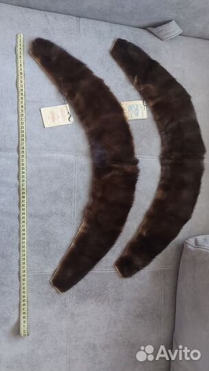 Меховой воротник норка, гост