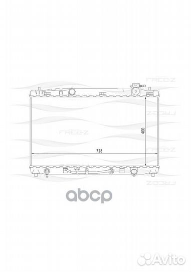 Радиатор toyota camry 06 KK0193 free-Z