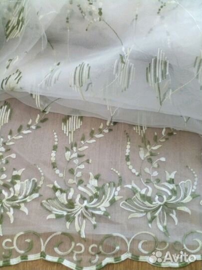 Органза гардинная