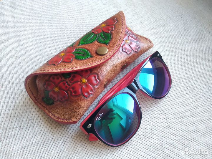 Очешник футляр для очков ручной работы