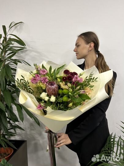 Букет с протеей