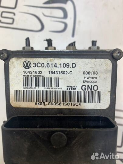 Блок abs Volkswagen Passat B6 2.0 BMR 2009
