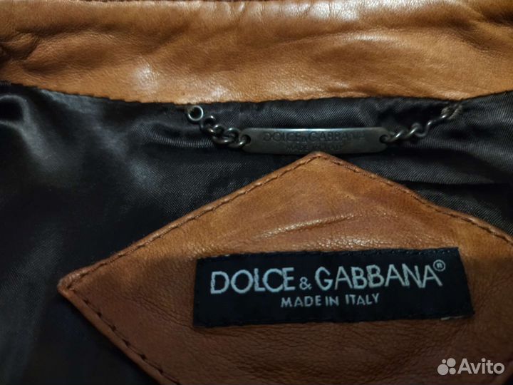 Кожаная куртка мужская dolce gabbana оригинал