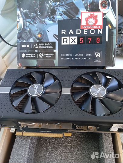 Видеокарта Sapphire AMD Radeon RX 570 nitro