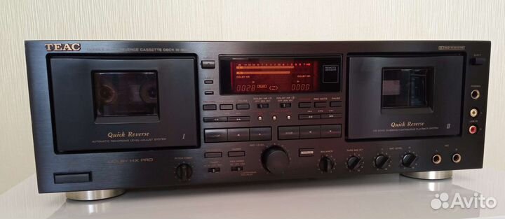 Дека кассетная Teac w-6000R(пульт) 220v