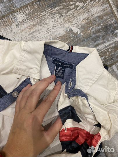 Комтюм рубашка и джинсы tommy hilfiger 12 м