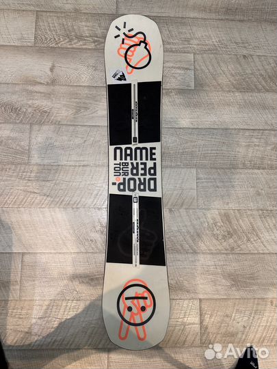 Сноуборд burton name dropper 151