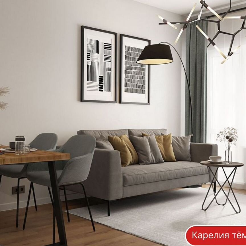 1-к. квартира, 33,5 м², 4/12 эт.