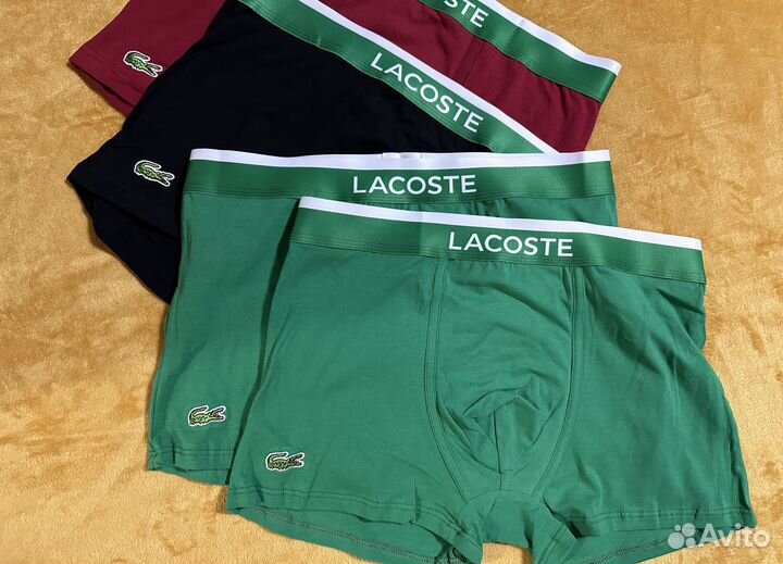 Lacoste боксеры мужские 4шт/54-56