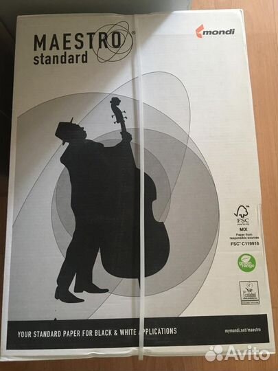 Офисная бумага a3 Mondi Maestro Standart коробки