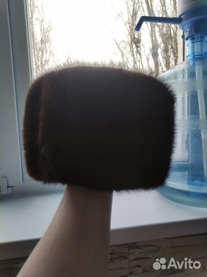 Норковая шапка мужская