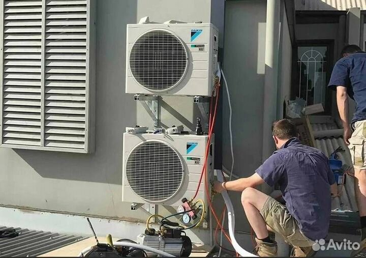 Ремонт кондиционеров Чистка Заправка сплит систем