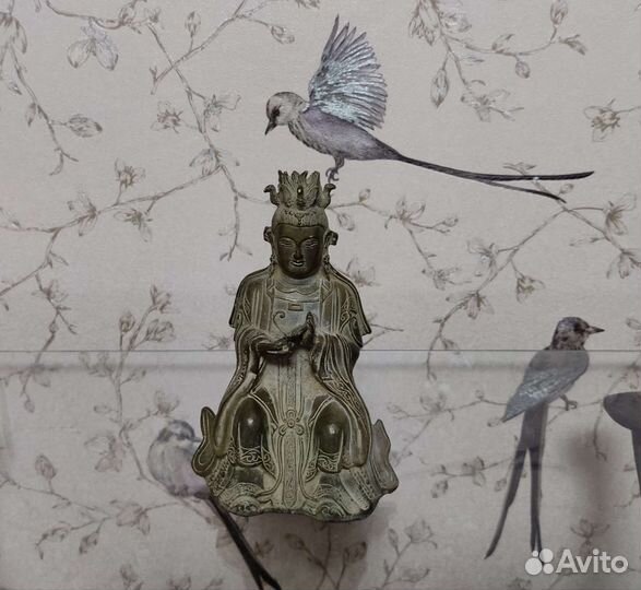 Статуэтка Будды старенькая металл