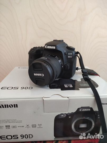 Canon 90d + EF-S 18-55mm + 5 акк