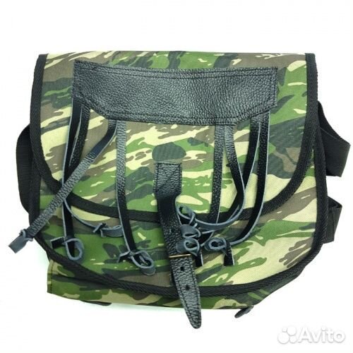 Ягдташ комбин. с сеткой и подвесками для дичи камо