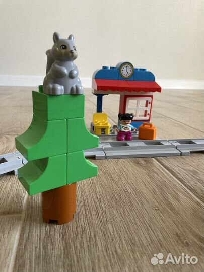 Lego duplo поезд железная дорога