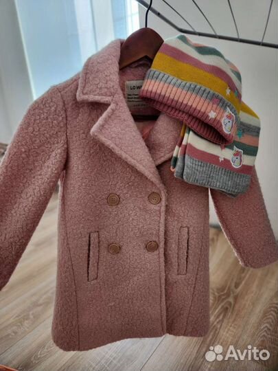 Пальто для девочки 116-122