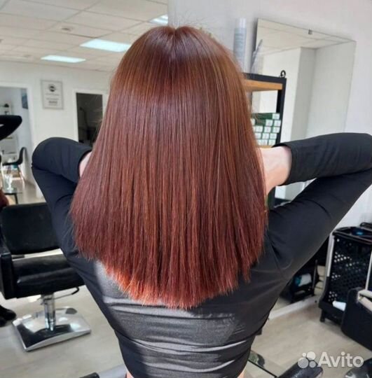 Модель на стрижку и окрашивание