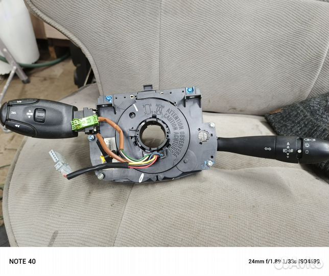 Подрулевой переключатель peugeot 407