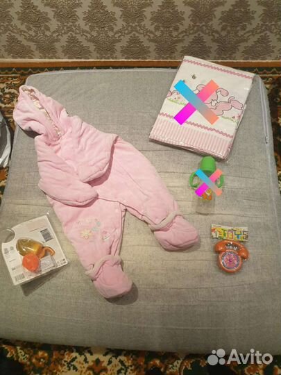 Вещи на девочку 0-7 месяцев