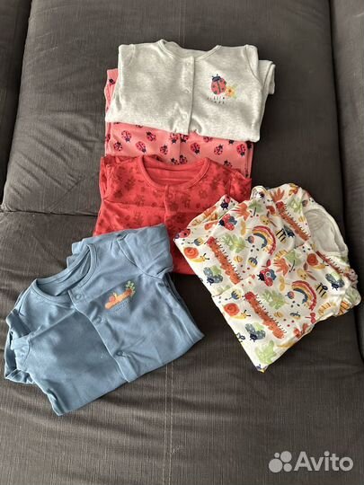 Комплект из 5 слипов 12-18 мес Mothercare